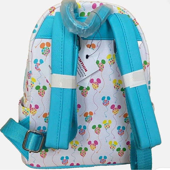 New Disney Parks Epcot Mickey Mouse Balloon Loungefly Mini backpack - Picture 3 of 6